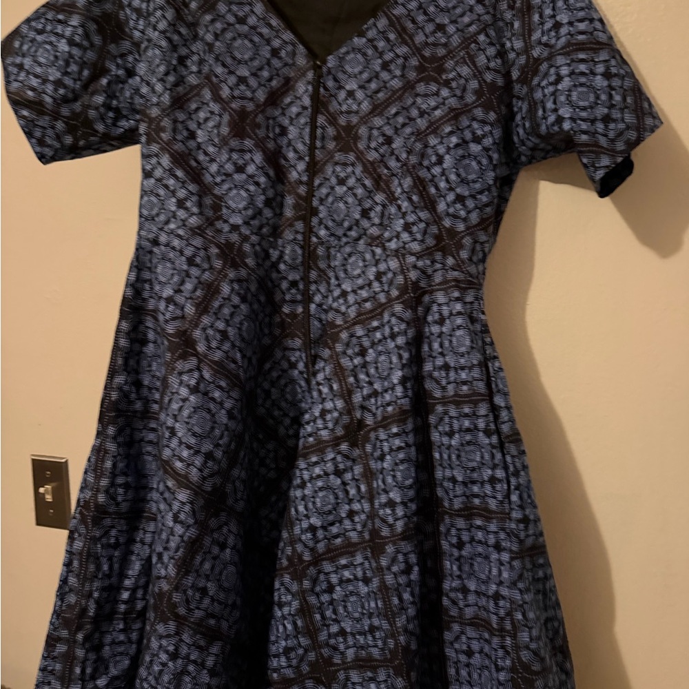 African print blue mini Ray Darten large - Picture 2 of 9